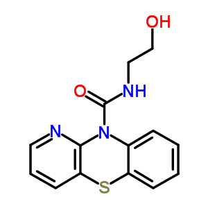 N-(2-hydroxyethyl)-10h-pyrido[3,2-b][1,4]benzothiazine-10-carboxamide Structure,63886-03-3Structure