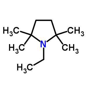 1-Ethyl-2,2,5,5-tetramethylpyrrolidine Structure,63886-58-8Structure