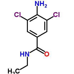 4-Amino-3,5-dichloro-n-ethylbenzamide Structure,63887-28-5Structure