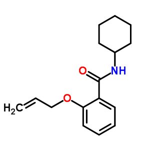 N-cyclohexyl-2-(allyloxy)benzamide Structure,63887-50-3Structure