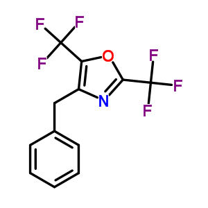 4-Benzyl-2,5-bis(trifluoromethyl)-1,3-oxazole Structure,63892-79-5Structure