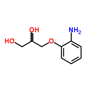 3-(O-aminophenoxy)-1,2-propanediol Structure,63905-25-9Structure