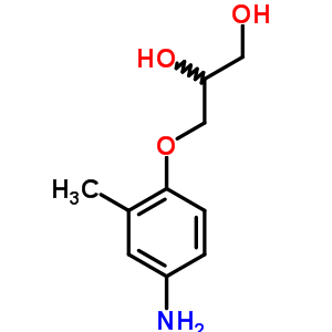 3-(4-Amino-o-tolyloxy)-1,2-propanediol Structure,63905-26-0Structure