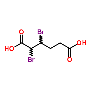 2,3-Dibromoadipic acid Structure,63905-30-6Structure