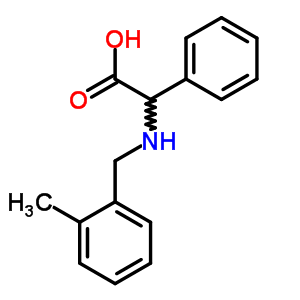 2-Phenyl-2-(2-methylbenzylamino)acetic acid Structure,63906-48-9Structure