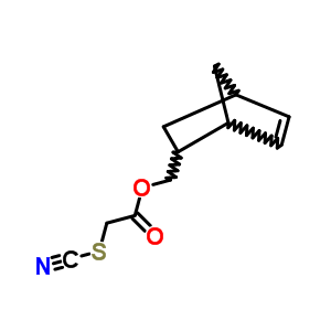 Thiocyanatoacetic acid bicyclo[2.2.1]hept-5-en-2-ylmethyl ester Structure,63906-51-4Structure