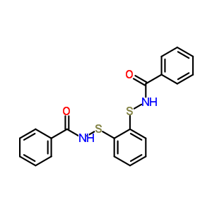 N,n’-(1,2-phenylenebisthio)bisbenzamide Structure,63906-87-6Structure