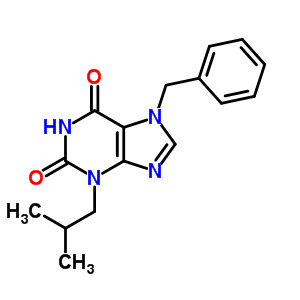 7-Benzyl-3-(2-methylpropyl)xanthine Structure,63908-36-1Structure