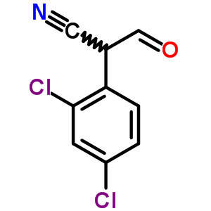 2,4-Dichloro-α-formylbenzeneacetonitrile Structure,63915-49-1Structure