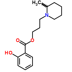 3-(2-Methylpiperidino)propyl =o-hydroxybenzoate Structure,63916-86-9Structure