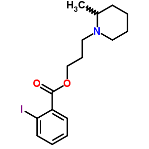 3-(2-Methylpiperidino)propyl =o-iodobenzoate Structure,63916-88-1Structure