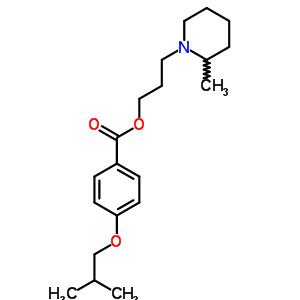 3-(2-Methylpiperidino)propyl =p-isobutoxybenzoate Structure,63916-90-5Structure