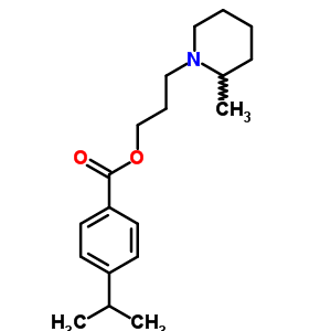 3-(2-Methylpiperidino)propyl =p-isopropylbenzoate Structure,63916-93-8Structure