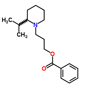 3-(2-Isopropylpiperidino)propyl =benzoate Structure,63916-94-9Structure