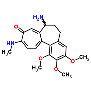 (S)-7-amino-6,7-dihydro-10-methylamino-1,2,3-trimethoxybenzo[a]heptalen-9(5h)-one Structure,63917-73-7Structure