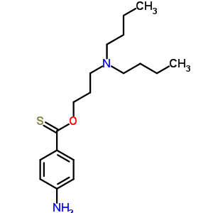 P-aminothiobenzoic acid s-[3-(dibutylamino)propyl ] ester Structure,63917-80-6Structure