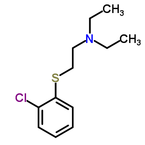 2-(O-chlorophenyl)thio-n,n-diethylethanamine Structure,63918-04-7Structure