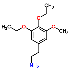 3,4-Diethoxy-5-methoxyphenethylamine Structure,63918-08-1Structure