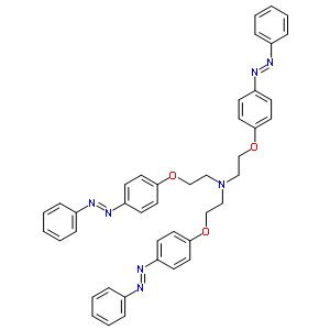 β-(p-phenylazophenoxy)-n,n-bis[2-(p-phenylazophenoxy)ethyl ]ethanamine Structure,63918-26-3Structure