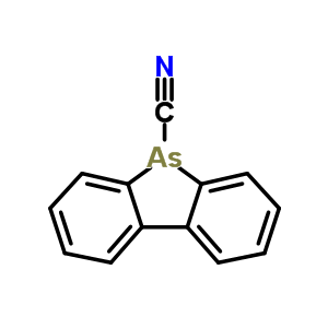 5H-dibenzarsole-5-carbonitrile Structure,63918-65-0Structure