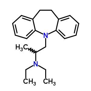 5-[2-(Diethylamino)propyl ]-10,11-dihydro-5h-dibenz[b,f]azepine Structure,63918-71-8Structure