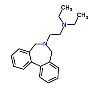 6,7-Dihydro-6-[2-(diethylamino)ethyl ]-5h-dibenz[c,e]azepine Structure,63918-72-9Structure