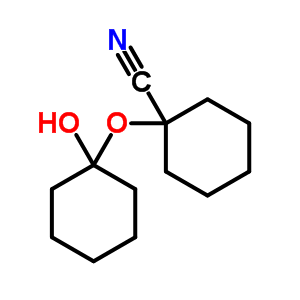 1-[(1-Hydroxycyclohexyl)oxy]cyclohexanecarbonitrile Structure,63918-94-5Structure