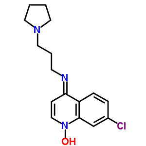 7-Chloro-n-[3-(1-pyrrolidinyl)propyl ]-4-quinolinamine1-oxide Structure,63937-25-7Structure