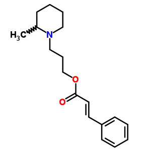 3-Phenylpropenoic acid 3-(2-methylpiperidino)propyl ester Structure,63938-15-8Structure