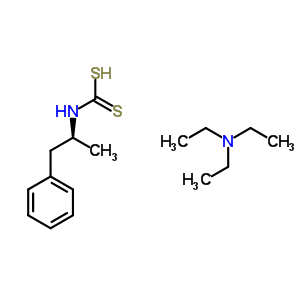 N,n-diethylethanamine (s)-(1-methyl-2-phenylethyl)carbamodithioate Structure,63949-91-7Structure