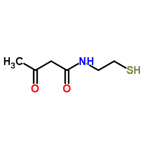 2-(Acetoacetylamino)ethanethiol Structure,63950-93-6Structure