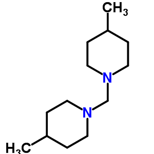 1,1’-Methylenebis(4-methylpiperidine) Structure,63963-56-4Structure