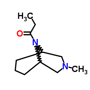 3-Methyl-9-propionyl-3,9-diazabicyclo[3.3.1]nonane Structure,63978-06-3Structure