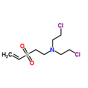 2-[Bis(2-chloroethyl)amino]ethyl vinyl sulfone Structure,63978-55-2Structure