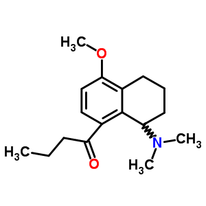 1,2,3,4-Tetrahydro-8-butyl-n,n-dimethyl-5-methoxy-1-naphthalenamine Structure,63979-01-1Structure