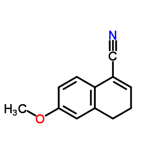 6-Methoxy-3,4-dihydro-1-naphthalenecarbonitrile Structure,6398-50-1Structure