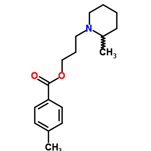 P-toluic acid 3-(2-methylpiperidino)propyl ester Structure,63980-11-0Structure