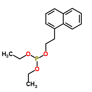 Phosphorous acid [2-(1-naphtyl)ethyl] diethyl ester Structure,63981-07-7Structure