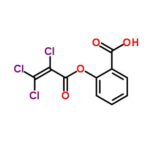 2-[(Trichloroacryloyl)oxy]benzoic acid Structure,63981-14-6Structure