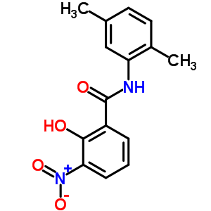 N-(2,5-dimethylphenyl)-2-hydroxy-3-nitrobenzamide Structure,63981-16-8Structure