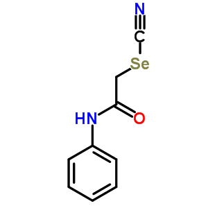 2-Oxo-2-(phenylamino)ethyl selenocyanate Structure,63981-21-5Structure