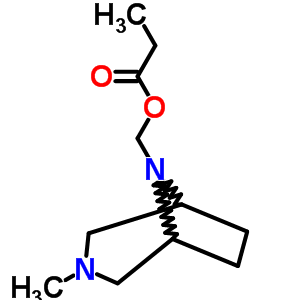 3-Methyl-3,8-diazabicyclo[3.2.1]octane-8-methanol propionate Structure,63990-44-3Structure