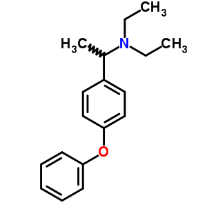 N,n-diethyl-α-methyl-4-phenoxybenzylamine Structure,63991-13-9Structure