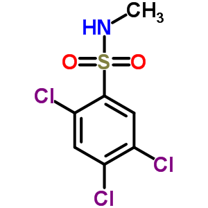 N-methyl-2,4,5-trichlorobenzenesulfonamide Structure,63991-43-5Structure