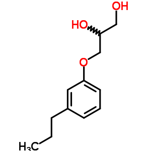 3-(M-propylphenoxy)-1,2-propanediol Structure,63991-77-5Structure