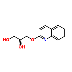 3-(2-Quinolyloxy)-1,2-propanediol Structure,63991-82-2Structure