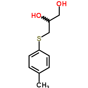 3-(P-tolylthio)-1,2-propanediol Structure,63991-89-9Structure