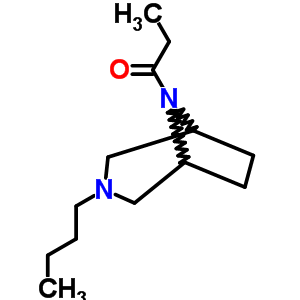 3-Butyl-8-propionyl-3,8-diazabicyclo[3.2.1]octane Structure,63992-05-2Structure