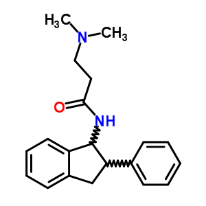 N-[2-(dimethylamino)propionyl ]-2-phenyl-1-indanamine Structure,63992-10-9Structure