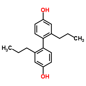 4,4’-Biphenyldiol ,2,2’-dipropyl- Structure,63992-31-4Structure